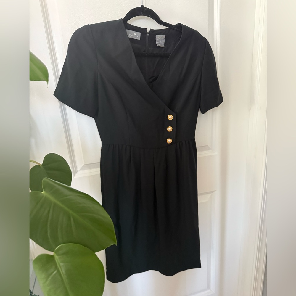 Vintage Liz Claiborne Black Dress